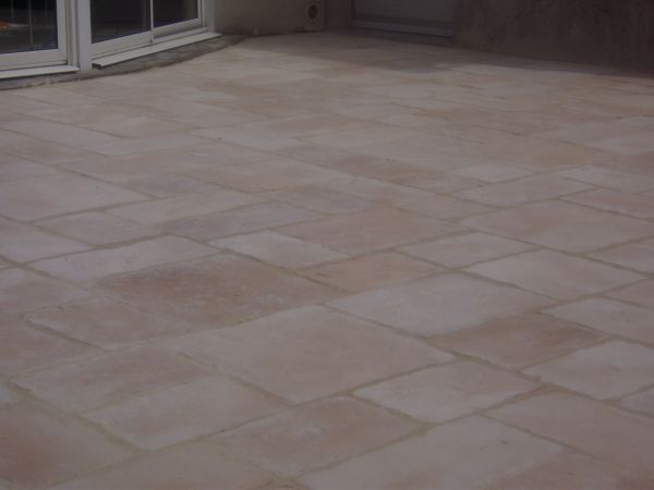 Terrasse sur dalle béton dans le 76