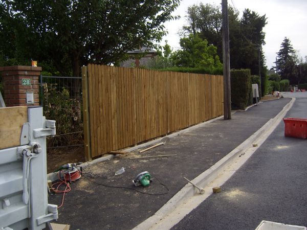 Travaux de cloture dans l'Eure