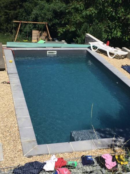 La petite piscine détente en Normandie