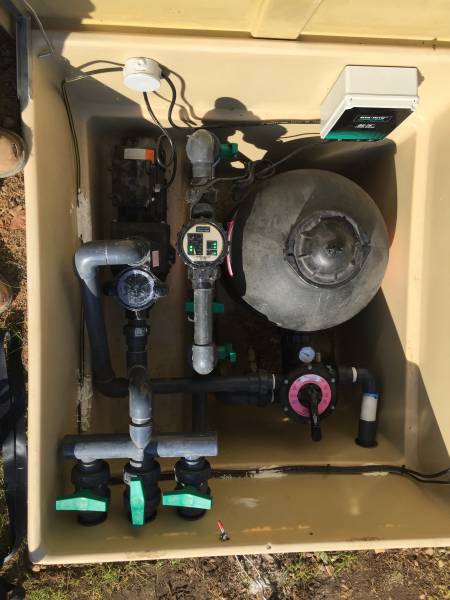 Groupe de filtration enterré pour piscine jusqu'a 50M3 en Normandie