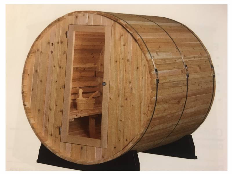 Sauna Tonneau en cédre rouge
