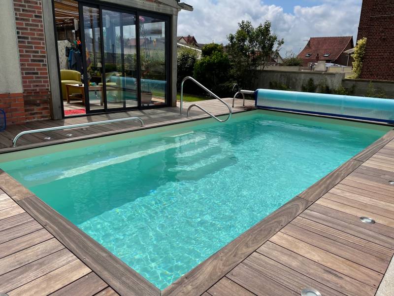 Piscine balnéo sur la Cote Normande