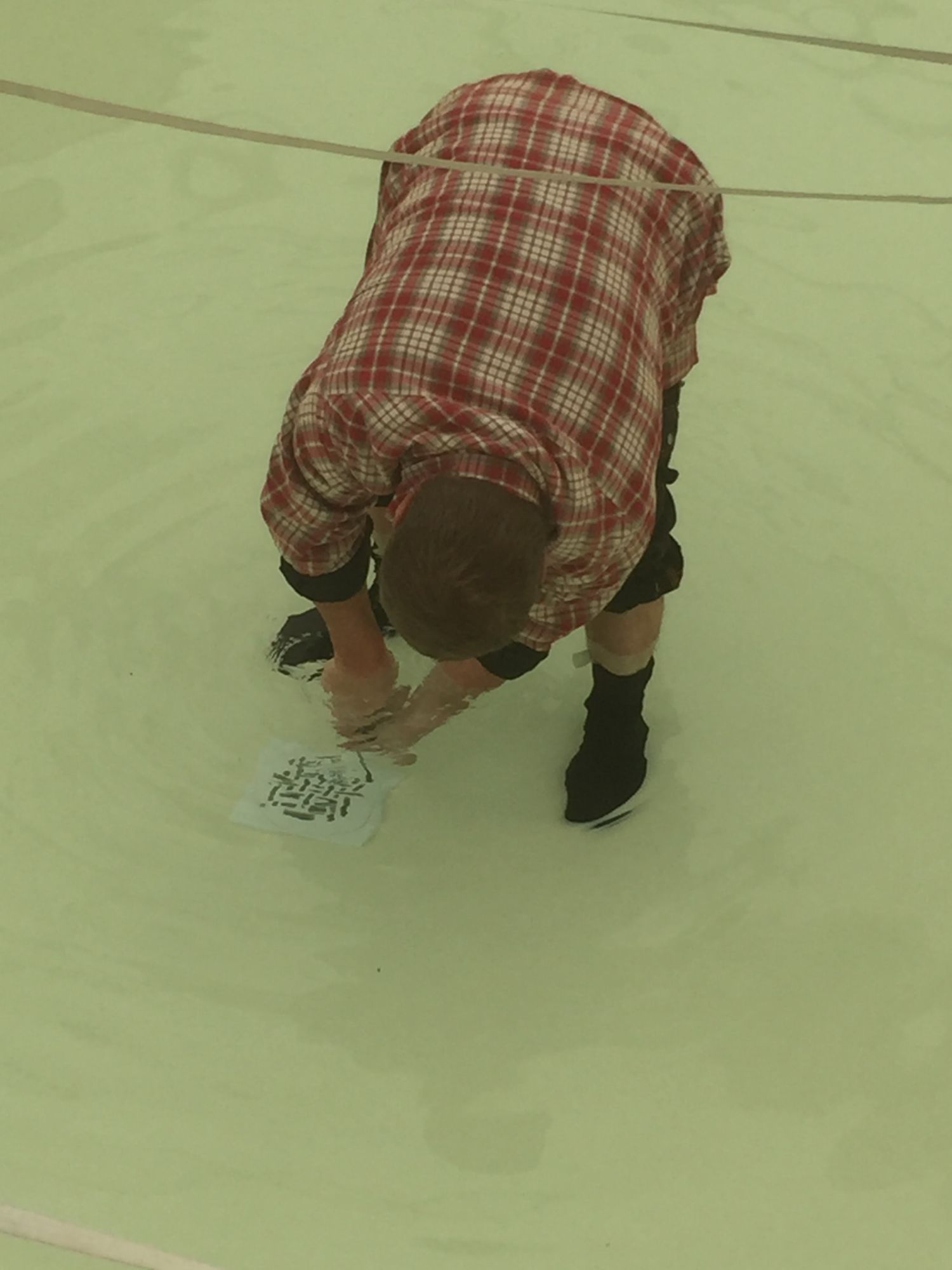 Bridage de la bonde fond sous abri