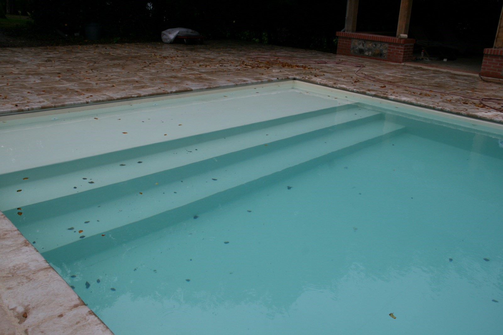 Escalier avec plage membrane armé en Normandie