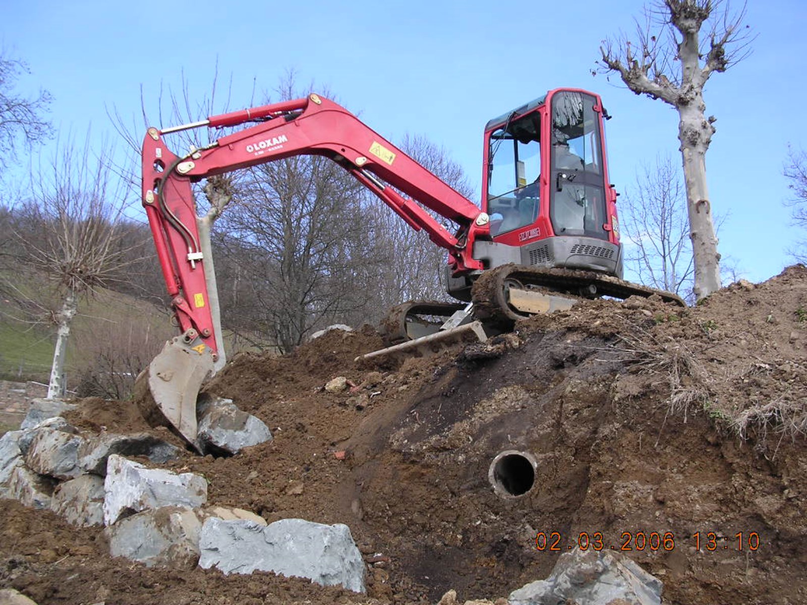 Enrochement en Normandie