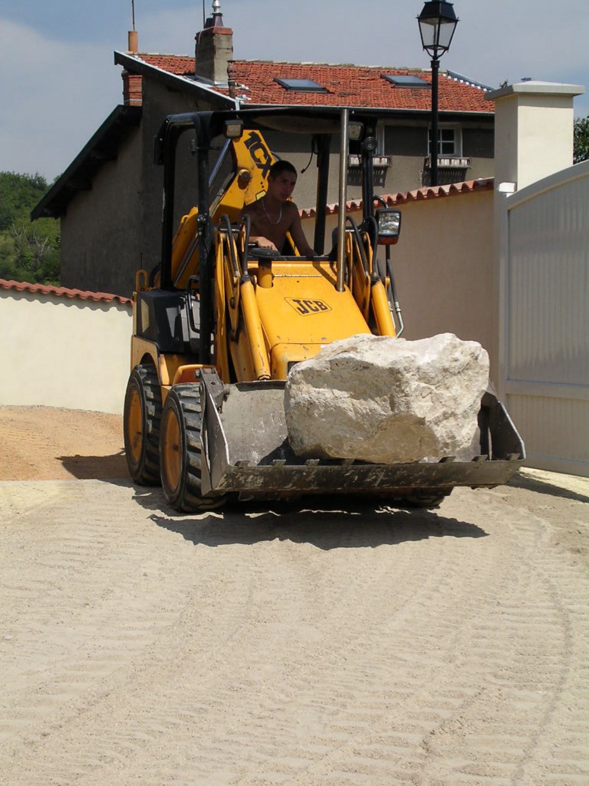 Transport du point de livraison au chantier normand